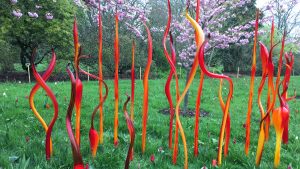 Photo of Chihuly glasswork at Kew Gardens